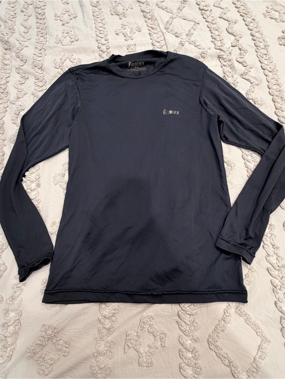Rocky Men’s Long Sleeve Crew Shirt - Black